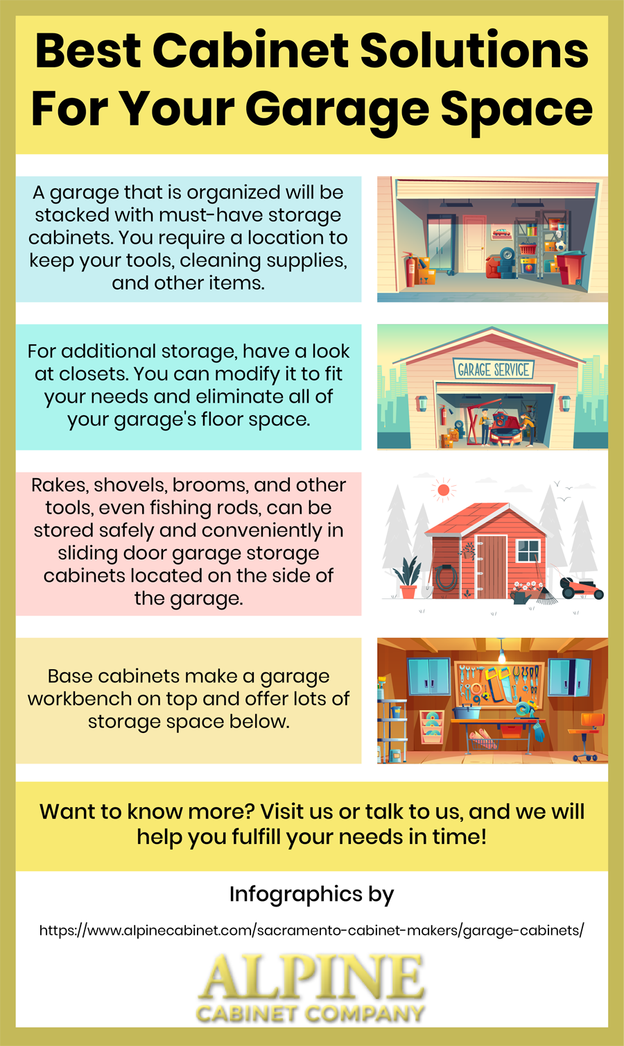 Garage cabinet solutions